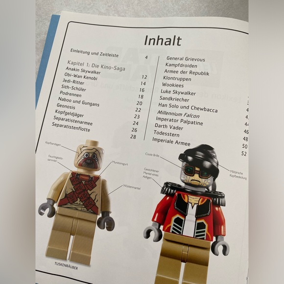 German language Lego Star Wars book (no mini-fig) - Picture 2 of 6